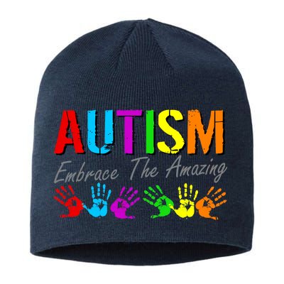 Autism Embrace The Amazing Sustainable Beanie