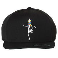 Autism Faith Puzzle Ribbon Wool Snapback Cap