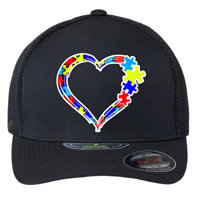 Autism Full Of Love Flexfit Unipanel Trucker Cap