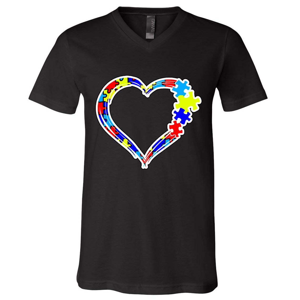 Autism Full Of Love V-Neck T-Shirt