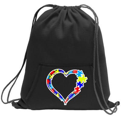 Autism Full Of Love Sweatshirt Cinch Pack Bag