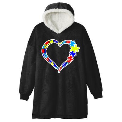 Autism Full Of Love Hooded Wearable Blanket