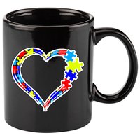 Autism Full Of Love 11oz C Handle Ceramic Mug