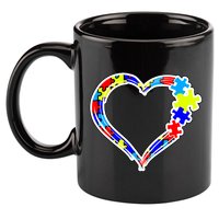 Autism Full Of Love 11oz C Handle Ceramic Mug