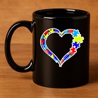 Autism Full Of Love 11oz C Handle Ceramic Mug