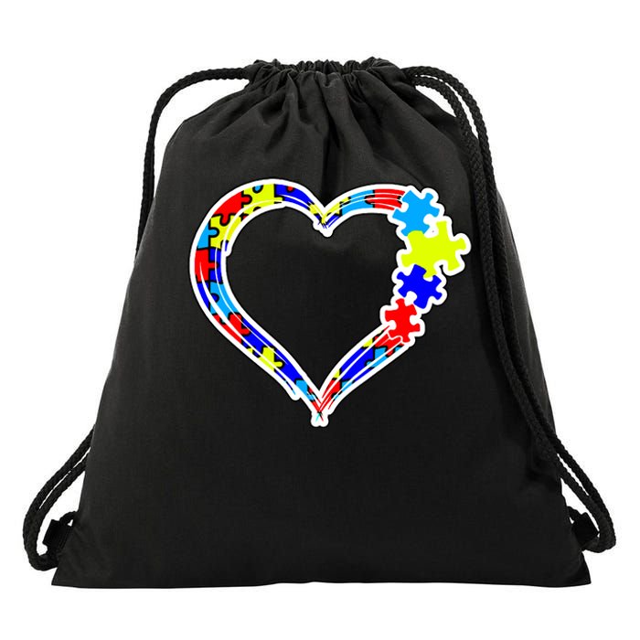 Autism Full Of Love Drawstring Bag