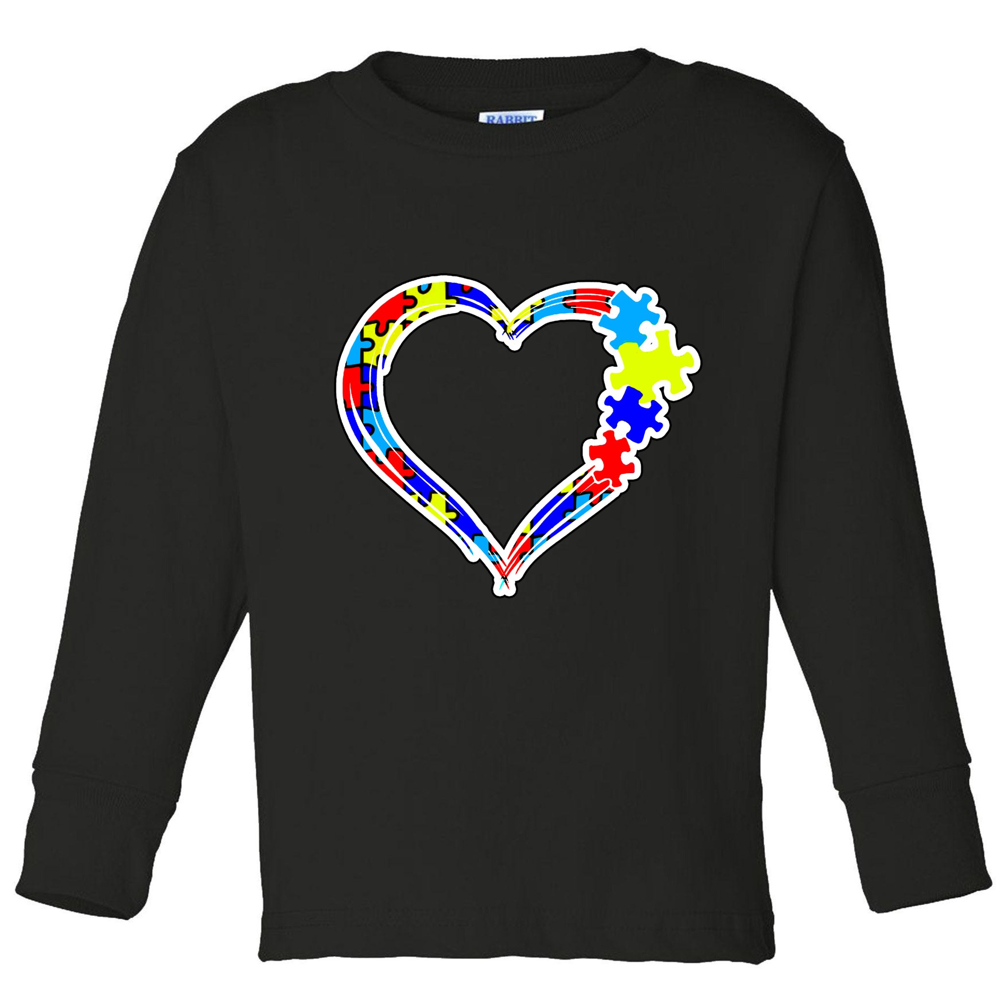 Autism Full Of Love Toddler Long Sleeve Shirt