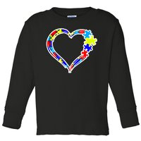 Autism Full Of Love Toddler Long Sleeve Shirt