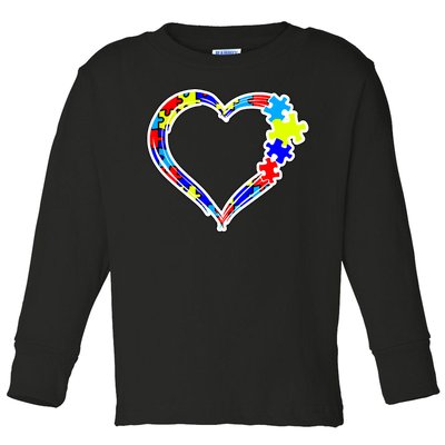 Autism Full Of Love Toddler Long Sleeve Shirt