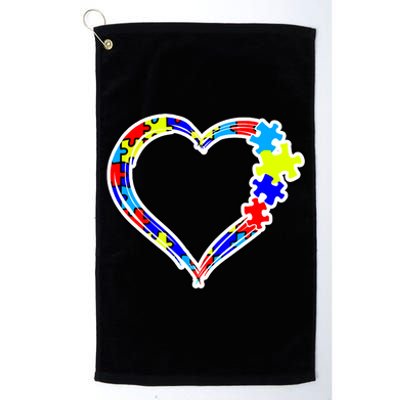 Autism Full Of Love Platinum Collection Golf Towel