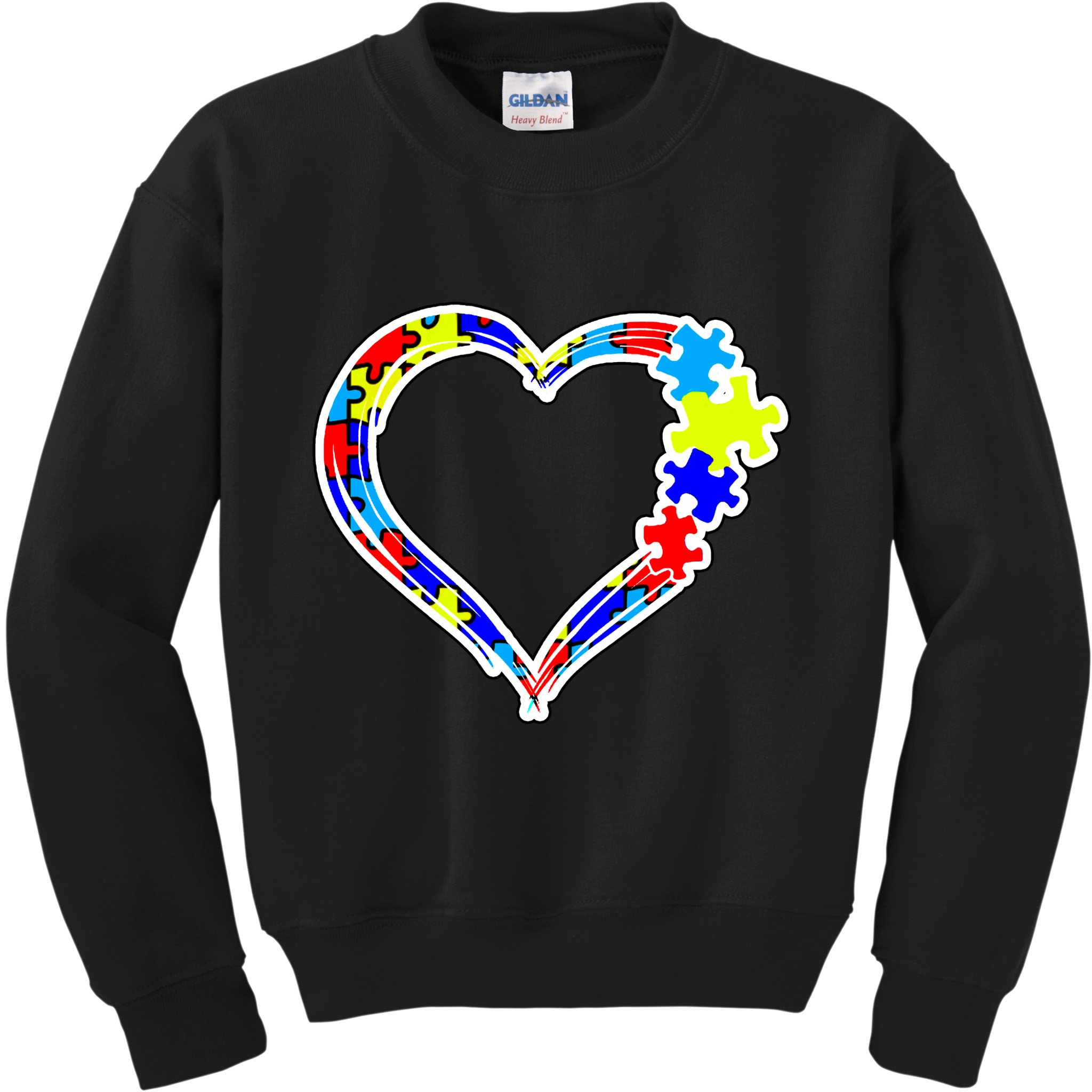 Autism Full Of Love Kids Sweatshirt