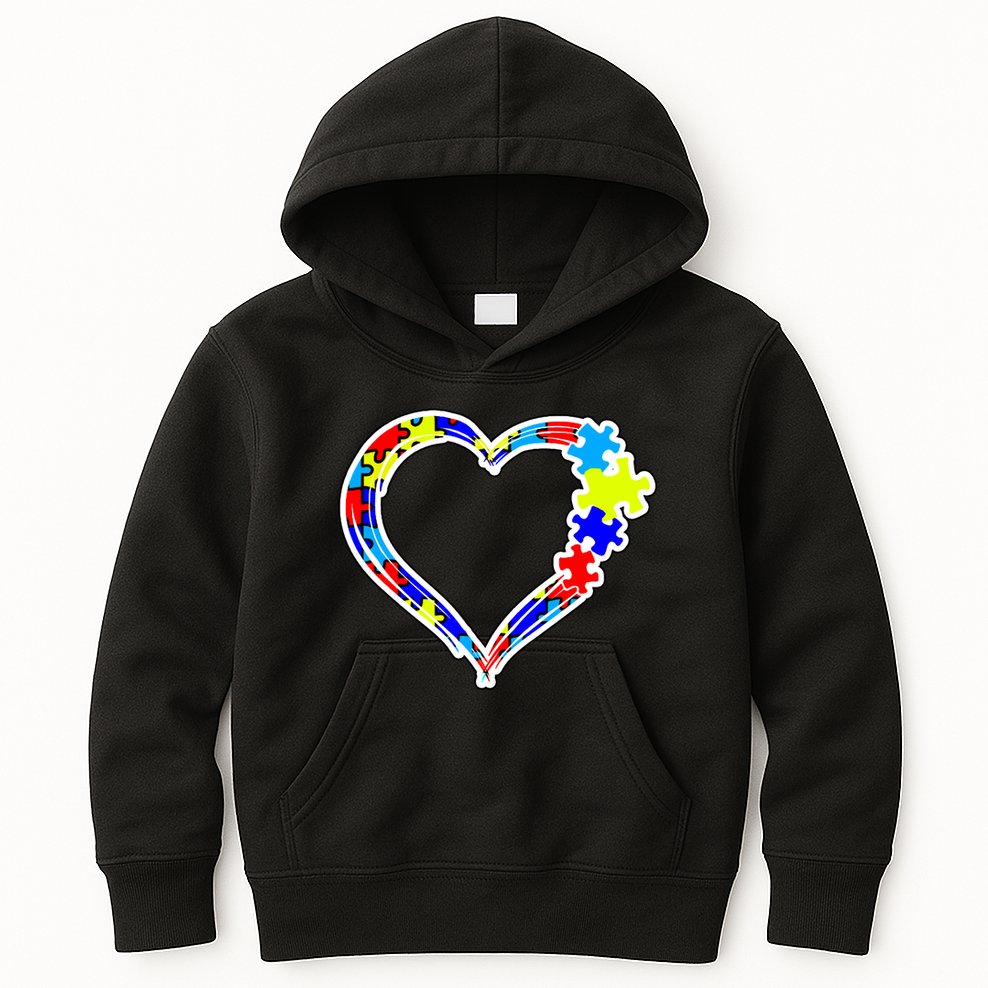 Autism Full Of Love Kids Hoodie