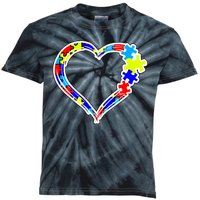 Autism Full Of Love Kids Tie-Dye T-Shirt