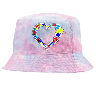 Autism Full Of Love Tie-Dyed Bucket Hat