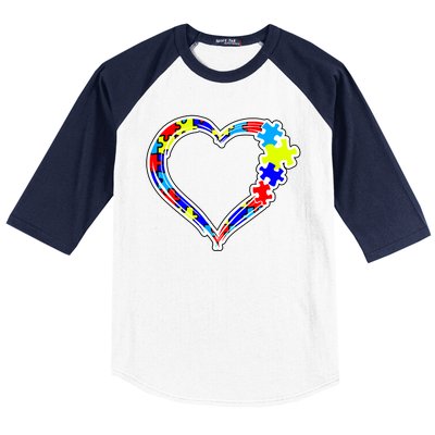 Autism Full Of Love Baseball Sleeve Shirt