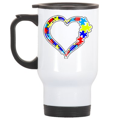 Autism Full Of Love Stainless Steel Travel Mug