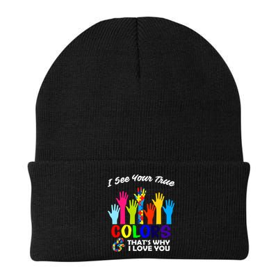 Autism Hand Of Puzzles See Your True Colors Beanie
