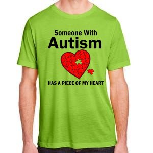 Autism Has A Piece Of My Heart Adult ChromaSoft Performance T-Shirt