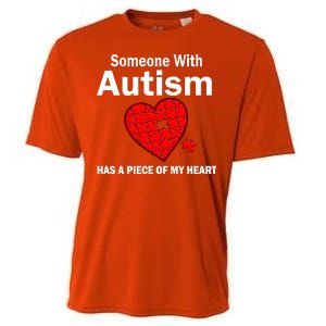 Autism Has A Piece Of My Heart Cooling Performance Crew T-Shirt