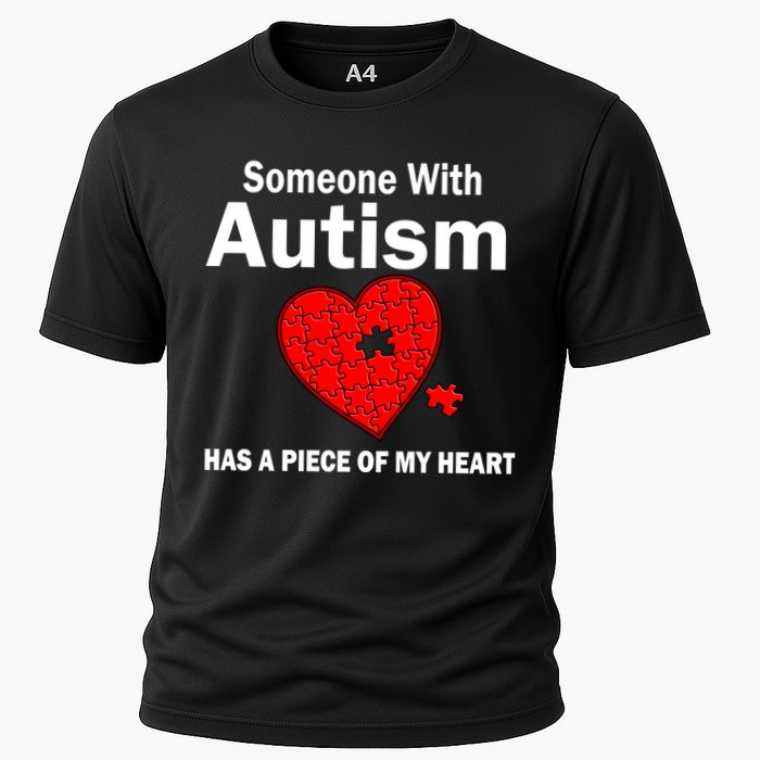 Autism Has A Piece Of My Heart Performance Shirt