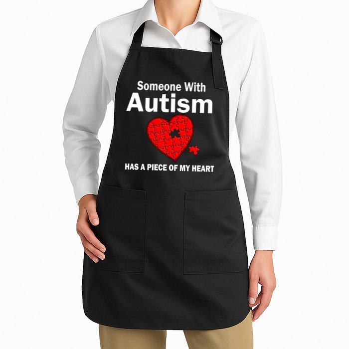 Autism Has A Piece Of My Heart Apron