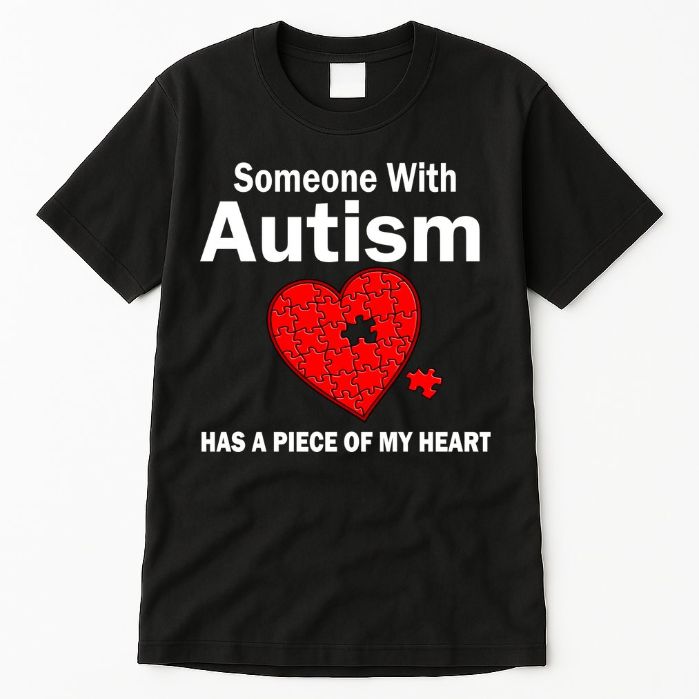 Autism Has A Piece Of My Heart Tall T-Shirt