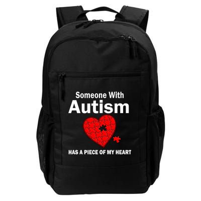 Autism Has A Piece Of My Heart Backpack