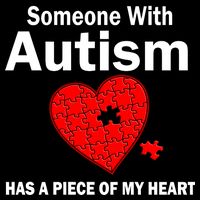Autism Has A Piece Of My Heart Drawstring Bag
