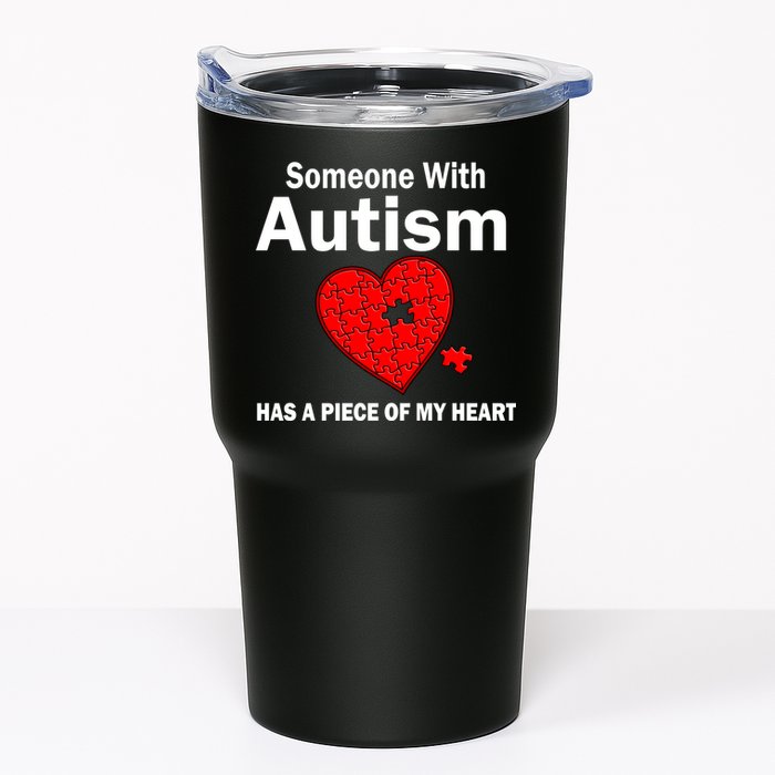 Autism Has A Piece Of My Heart Tumbler