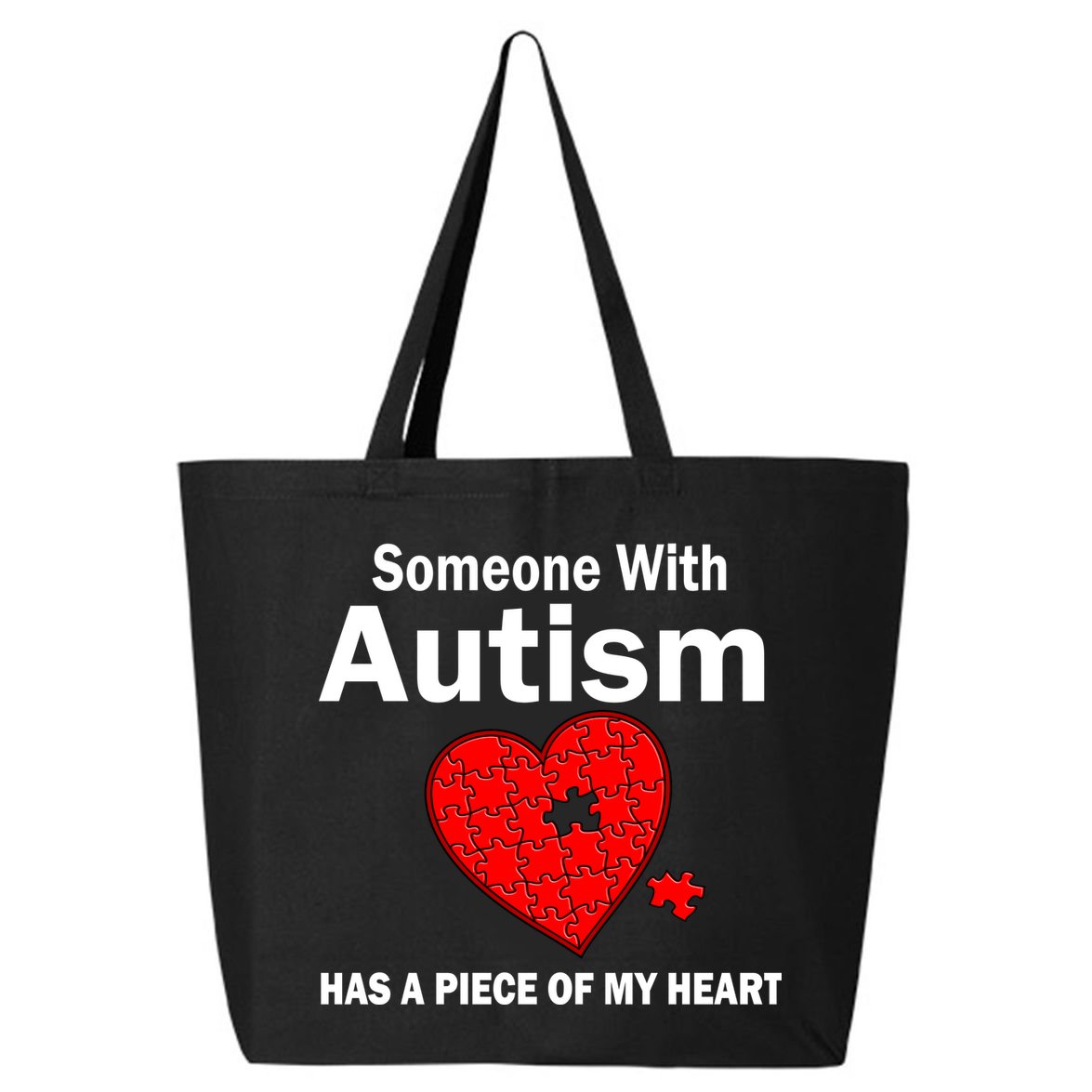 Autism Has A Piece Of My Heart 25L Jumbo Tote