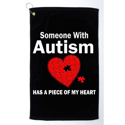 Autism Has A Piece Of My Heart Golf Towel