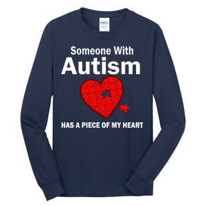 Autism Has A Piece Of My Heart Tall Long Sleeve T-Shirt