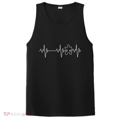 Autism Heartbeat Pulse Puzzle PosiCharge Competitor Tank