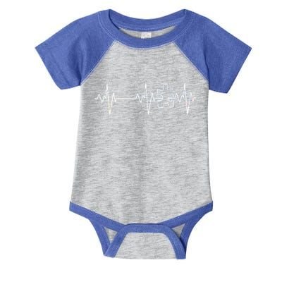 Autism Heartbeat Pulse Puzzle Infant Baby Jersey Bodysuit