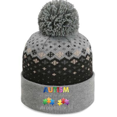 Autism I Not A Choice Acceptance Is The Baniff Cuffed Pom Beanie