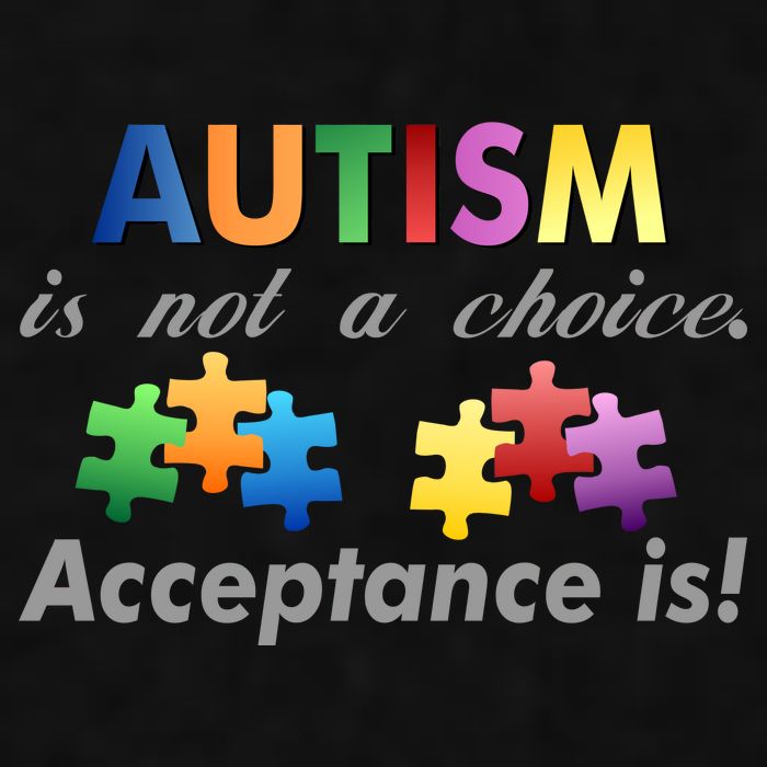 Autism I Not A Choice Acceptance Is Ladies PosiCharge Tri-Blend Wicking Tank