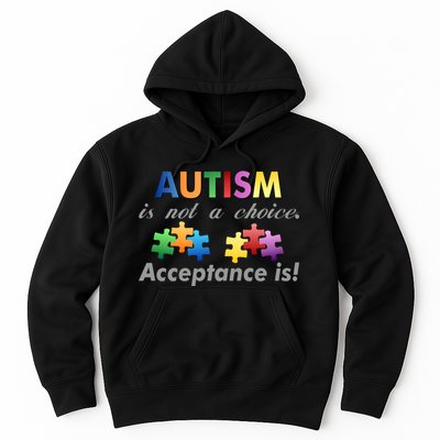 Autism I Not A Choice Acceptance Is Hoodie