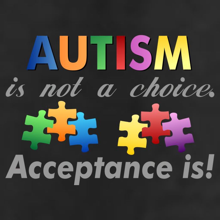 Autism I Not A Choice Acceptance Is 25L Jumbo Tote