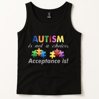 Autism I Not A Choice Acceptance Is Tank Top