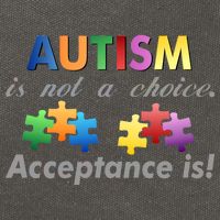 Autism I Not A Choice Acceptance Is Cotton Canvas Backpack