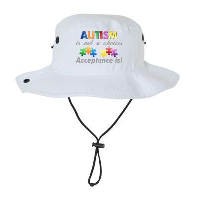 Autism I Not A Choice Acceptance Is Legacy Cool Fit Booney Bucket Hat