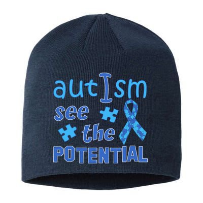 Autism I See The Potential Sustainable Beanie