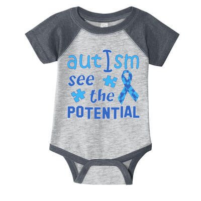 Autism I See The Potential Infant Baby Jersey Bodysuit