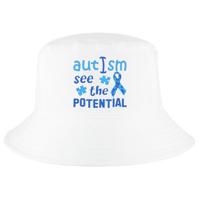 Autism I See The Potential Cool Comfort Performance Bucket Hat