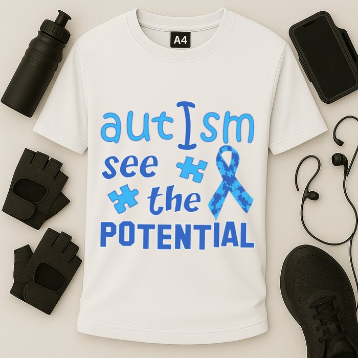 Autism I See The Potential Performance Shirt