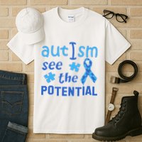 Autism I See The Potential Tall T-Shirt