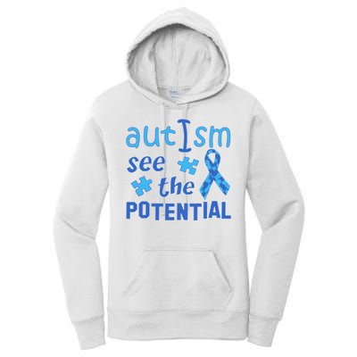 Autism I See The Potential Women's Pullover Hoodie