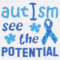 Autism I See The Potential Mesh Reversible Basketball Jersey Tank