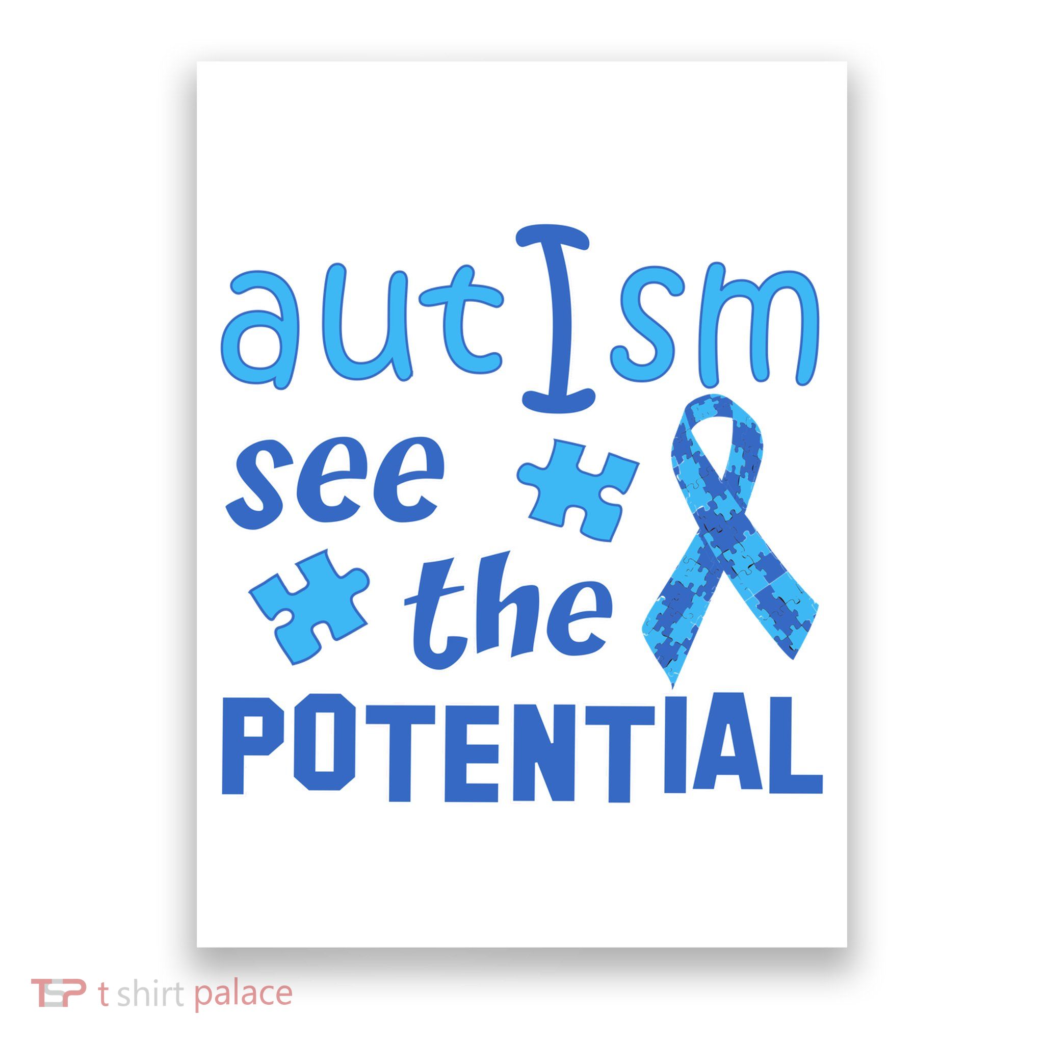 Autism I See The Potential Poster