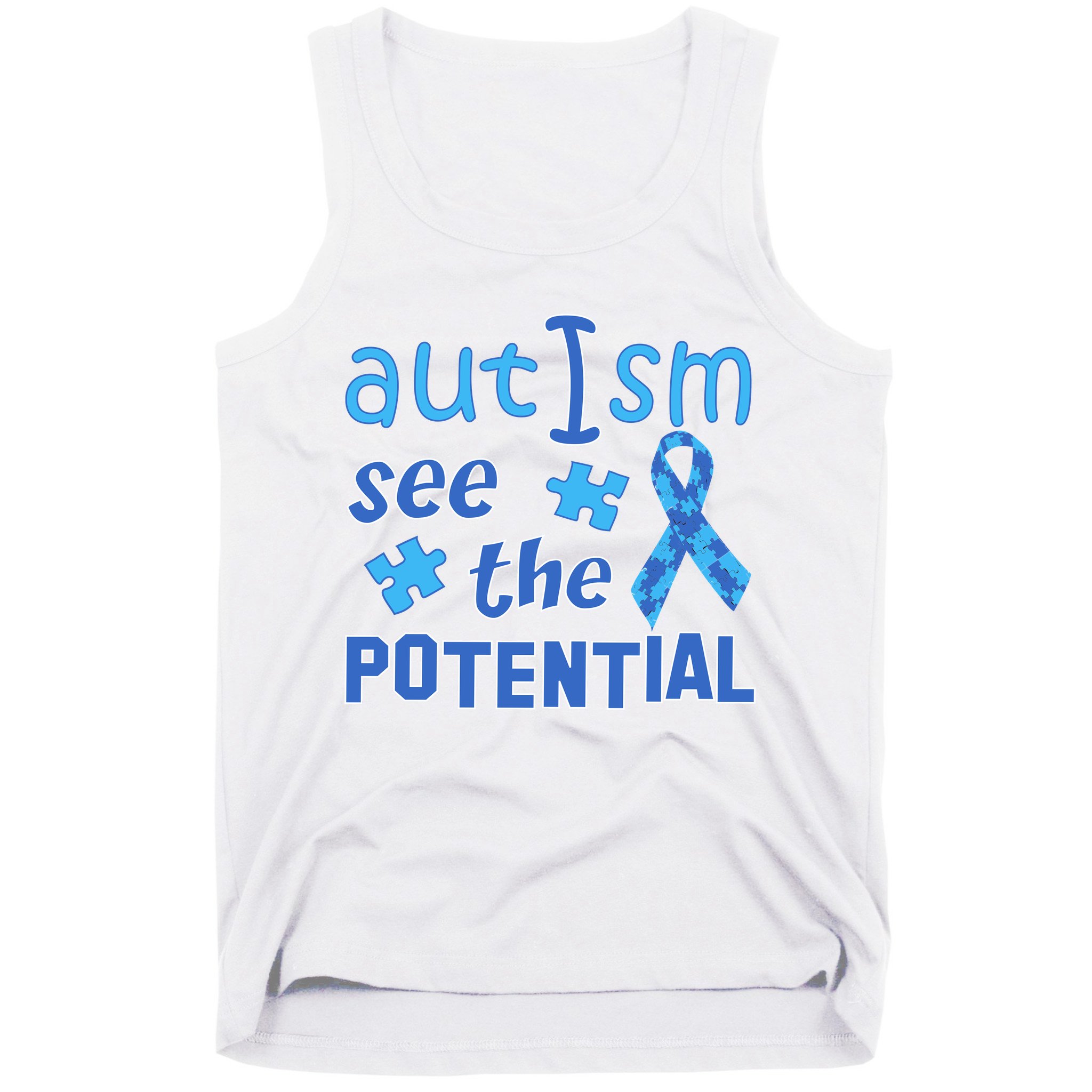 Autism I See The Potential Tank Top